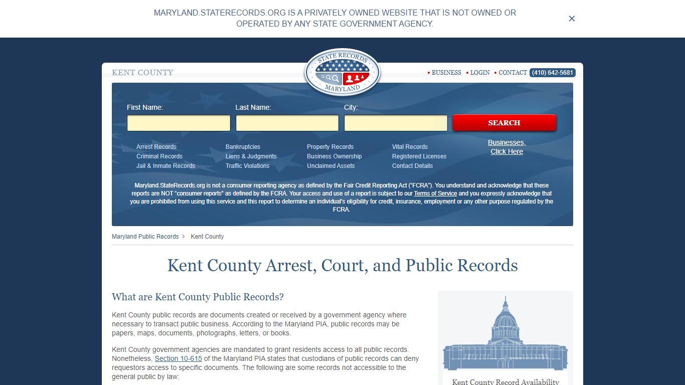 Kent County Arrest, Court, and Public Records